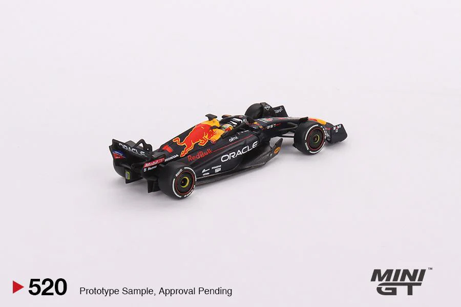 MINI GT 1/64 Oracle Red Bull Racing RB18 #1 Max Verstappen 2022 Abu Dhabi Grand Prix Winner MGT00520-L - Image 3
