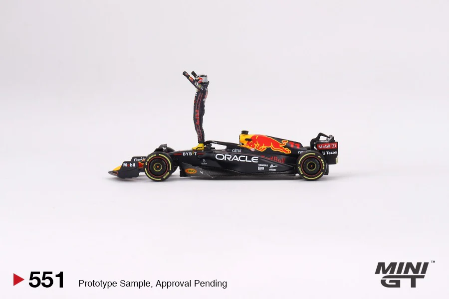 MINI GT 1/64 Oracle Red Bull Racing RB18 #11 Sergio Perez 2022 Monaco Grix Winner MGT00551-L - Image 2