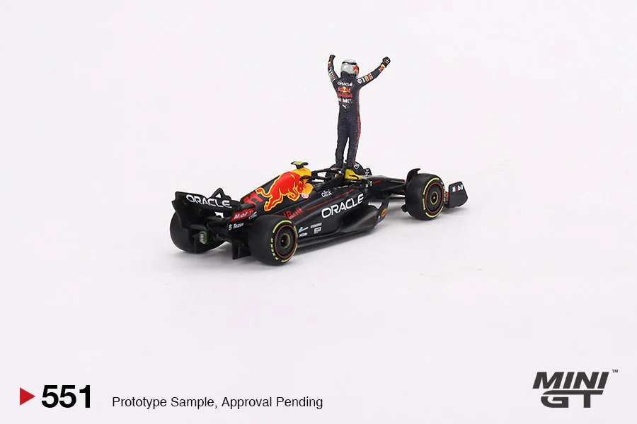 MINI GT 1/64 Oracle Red Bull Racing RB18 #11 Sergio Perez 2022 Monaco Grix Winner MGT00551-L - Image 3