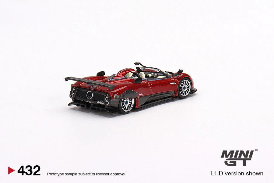 MINI GT 1/64 Pagani Zonda HP Barchetta Rosso Dubai MGT00432-L - Image 2