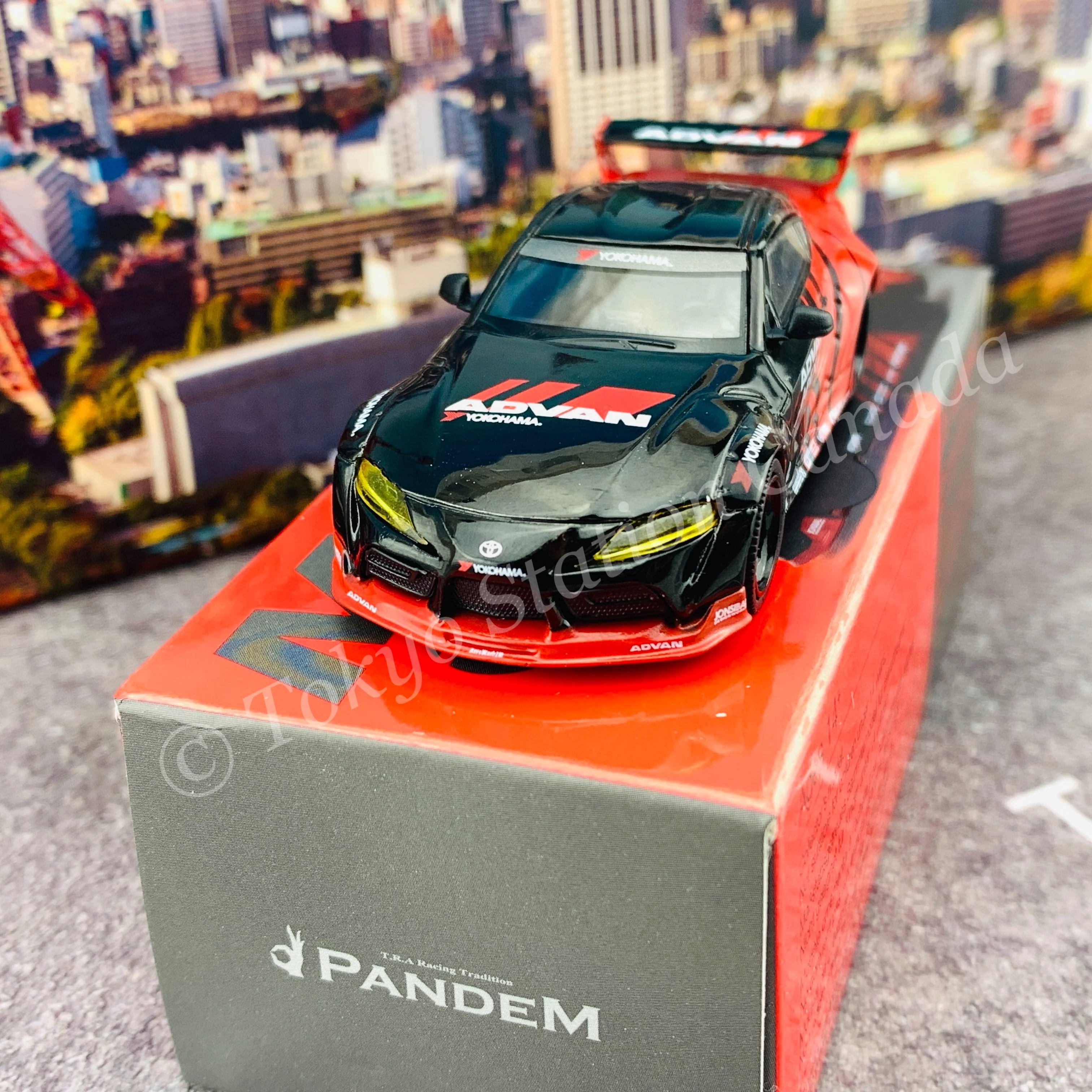 MINI GT 1/64 Pandem Toyota GR Supra V1.0 ADVAN  SEMA 2019 LHD MGT00207-L - Image 3