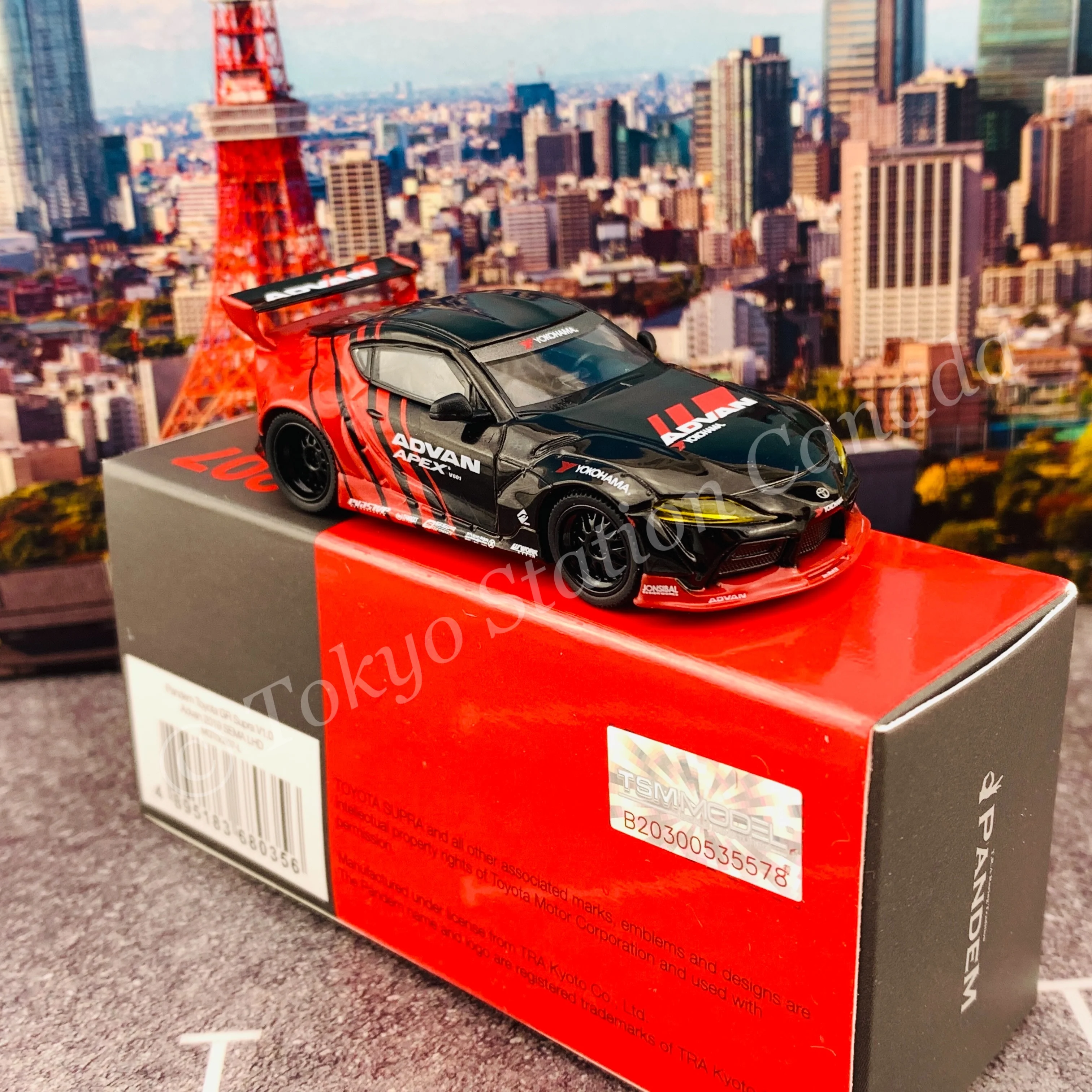 MINI GT 1/64 Pandem Toyota GR Supra V1.0 ADVAN  SEMA 2019 LHD MGT00207-L - Image 5