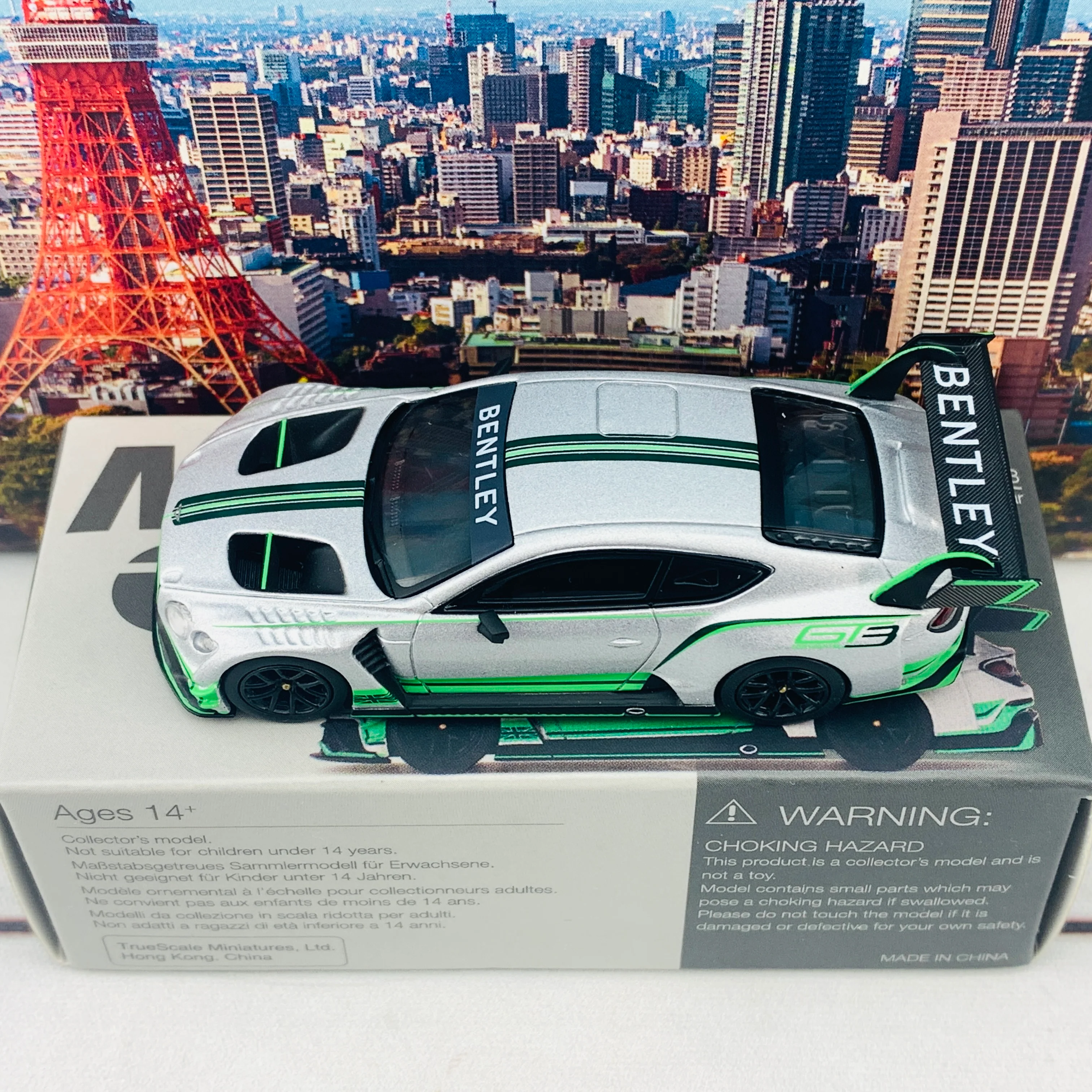 MINI GT 1/64 Bentley Continental GT3 2018 Presentation RHD MGT00176-R - Image 4
