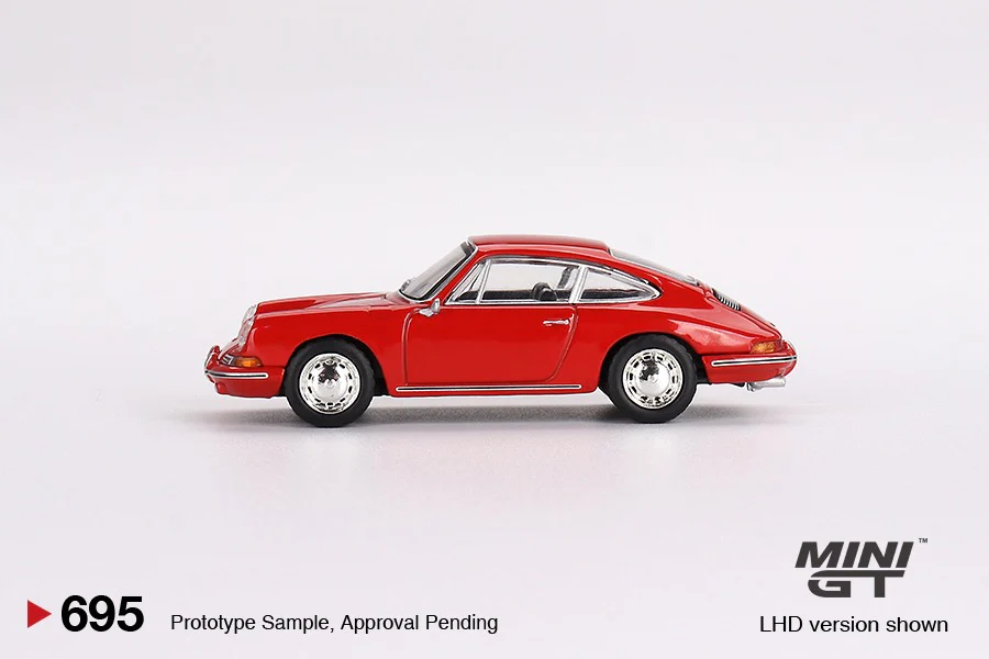 MINI GT 1/64 Porsche 901 1963 Signal Red LHD MGT00695-L - Image 2