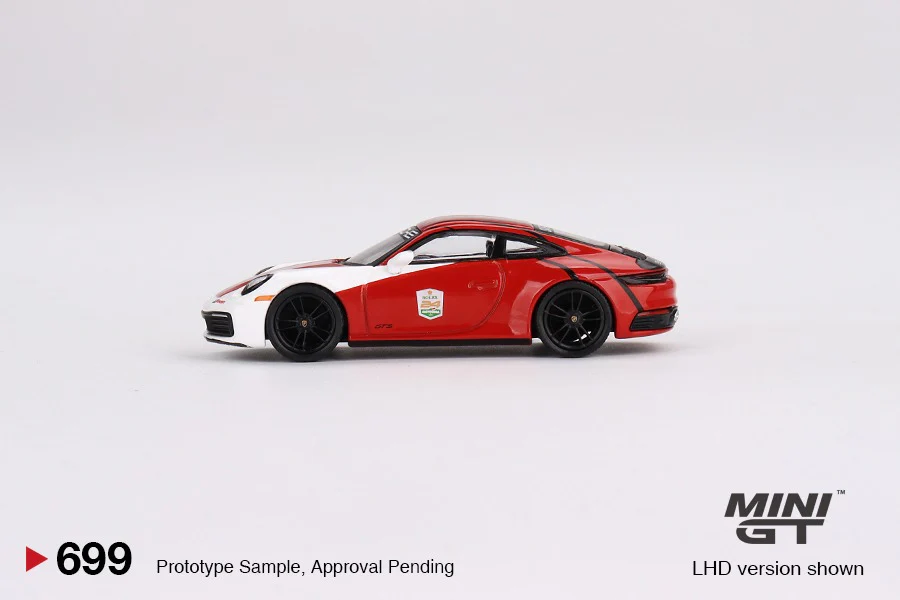 MINI GT 1/64 Porsche 911 (992) Carrera S Safety Car 2023 IMSA Daytona 24Hr. LHD MGT00699-L - Image 2