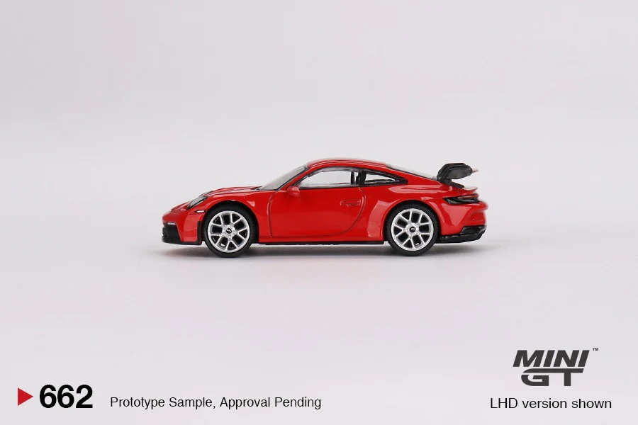 MINI GT 1/64 Porsche 911 (992) GT3 Guards Red MGT00662-L - Image 2