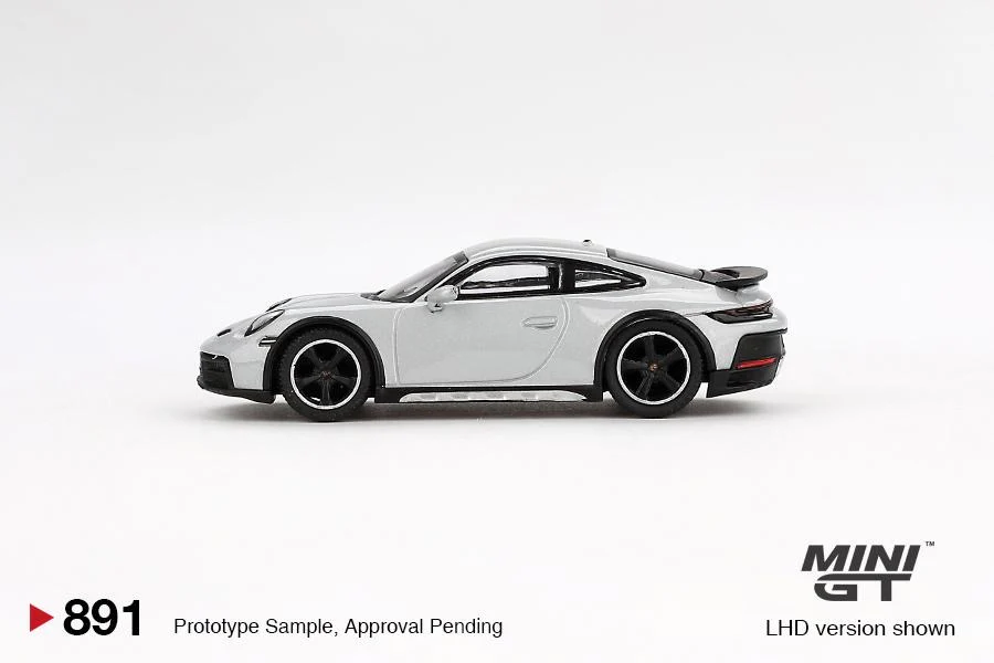 MINI GT 1/64 Porsche 911 Dakar Ice Gray Metallic  MGT00891-BL - Image 2