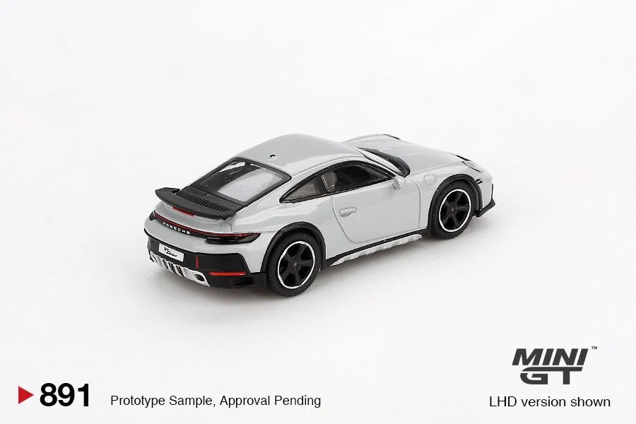 MINI GT 1/64 Porsche 911 Dakar Ice Gray Metallic  MGT00891-BL - Image 3