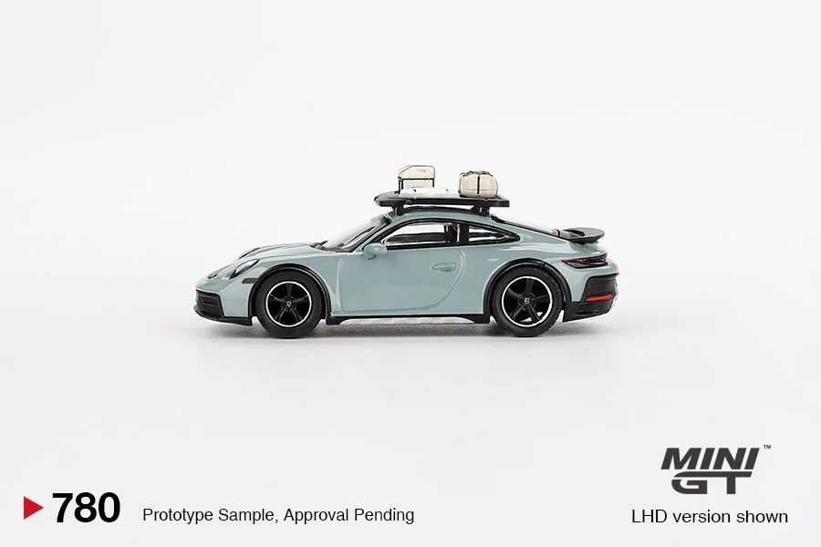 MINI GT 1/64 Porsche 911 Dakar Shade Green Metallic LHD MGT00780-L - Image 2