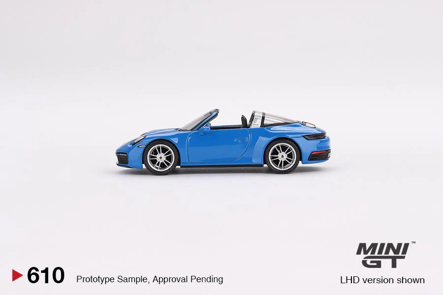 MINI GT 1/64 Porsche 911 Targa 4S Shark Blue LHD MGT00610-L - Image 2