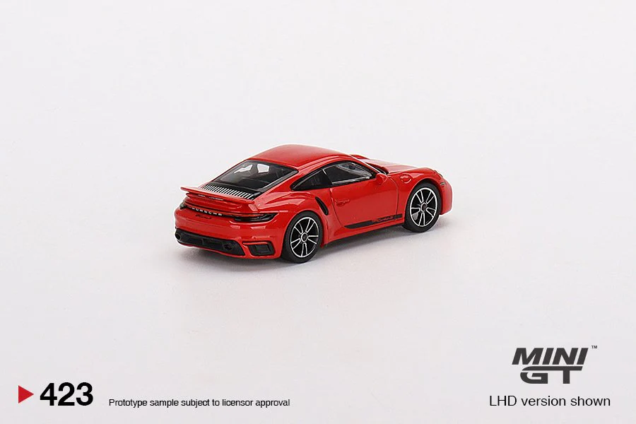 MINI GT 1/64 Porsche 911 Turbo S Guards Red LHD MGT00423-L - Image 2