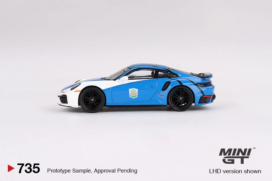 MINI GT 1/64 Porsche 911 Turbo S Safety Car 2023 IMSA Daytona 24 Hrs MGT00735-L - Image 2