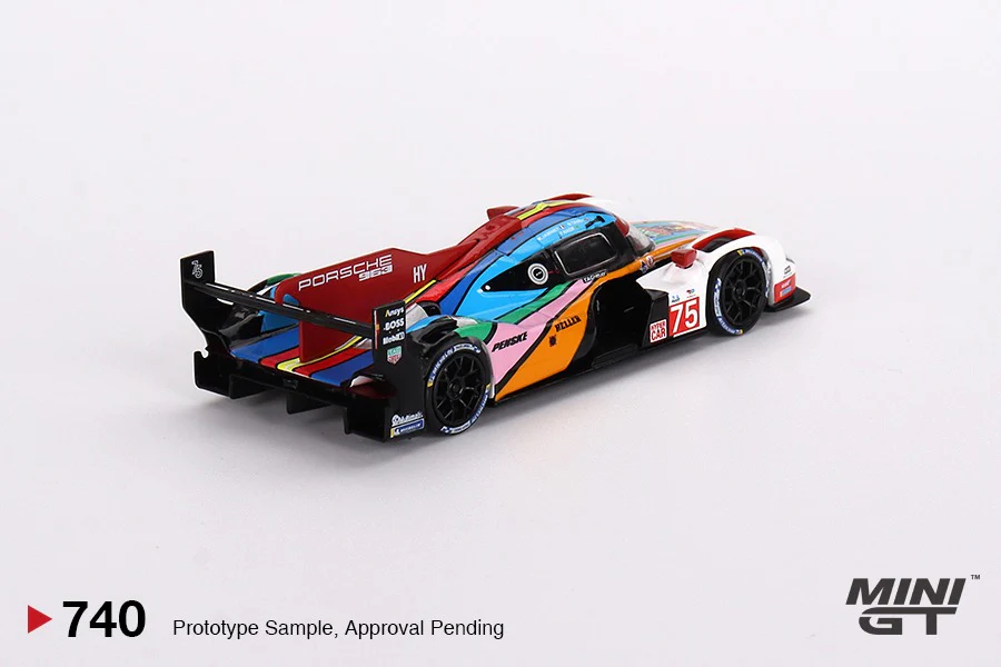 MINI GT 1/64 Porsche 963 #75 Porsche Penske Motorsport  2023 24 Hrs of Le Mans MGT00740-L - Image 2