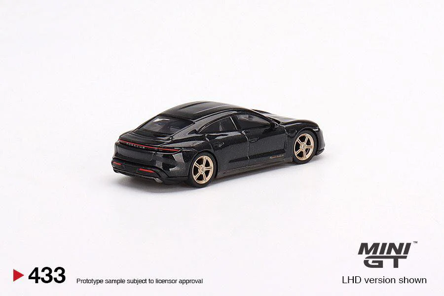 MINI GT 1/64 Porsche Taycan Turbo S Volcano Grey Metallic MGT00433-L - Image 2