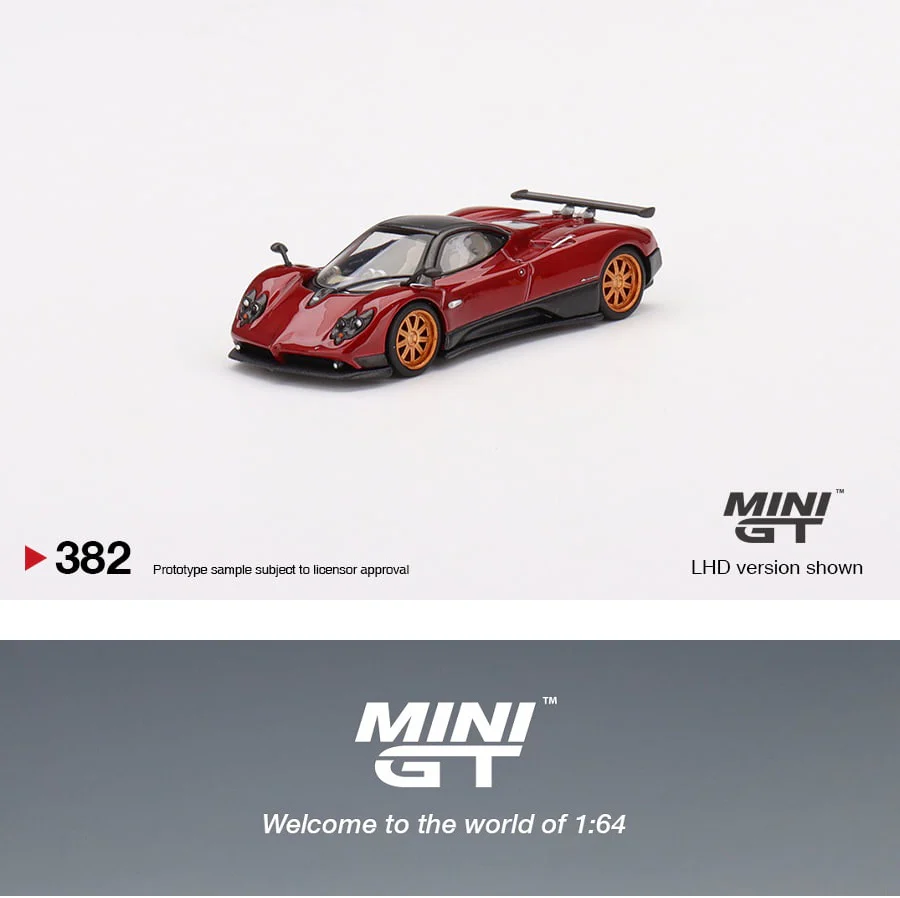 MINI GT 1/64 Pagani Zonda F Rosso Dubai LHD MGT00382-L - Image 5
