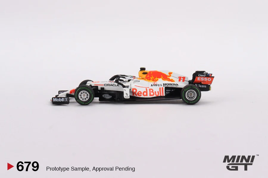 MINI GT 1/64 Red Bull RB16B #11 Sergio Perez 2021 Turkish Grand Prix 3rd Place MGT00679-L - Image 2