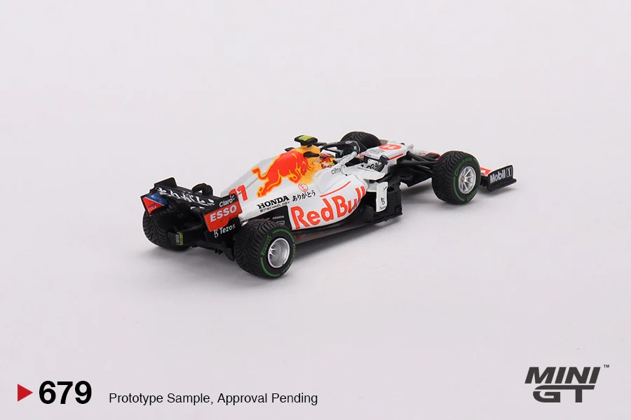 MINI GT 1/64 Red Bull RB16B #11 Sergio Perez 2021 Turkish Grand Prix 3rd Place MGT00679-L - Image 3