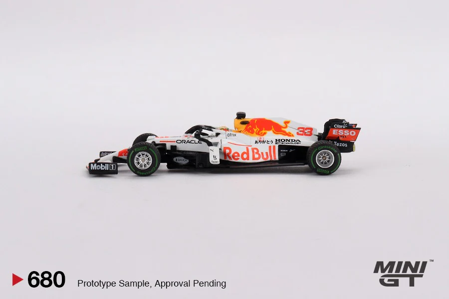 MINI GT 1/64 Red Bull RB16B #33 Max Verstappen 2021 Turkish Grand Prix 2nd Place MGT00680-L - Image 2