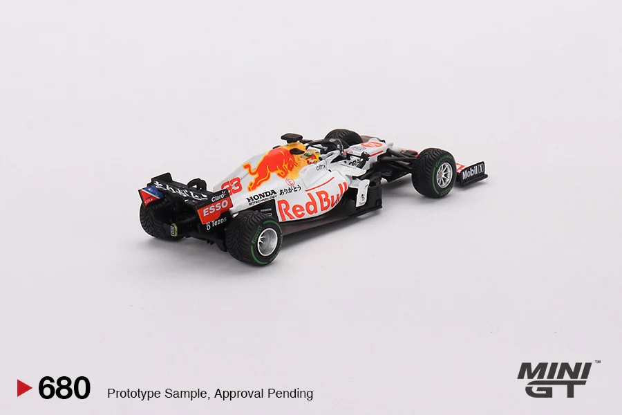 MINI GT 1/64 Red Bull RB16B #33 Max Verstappen 2021 Turkish Grand Prix 2nd Place MGT00680-L - Image 3