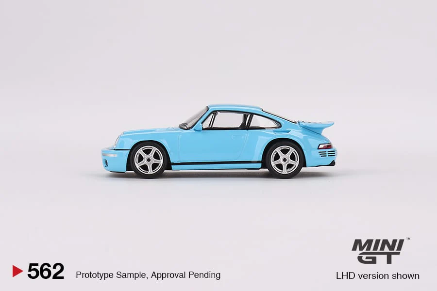 MINI GT 1/64 RUF CTR Anniversary Bayrisch Himmelblau LHD MGT00562-L - Image 3