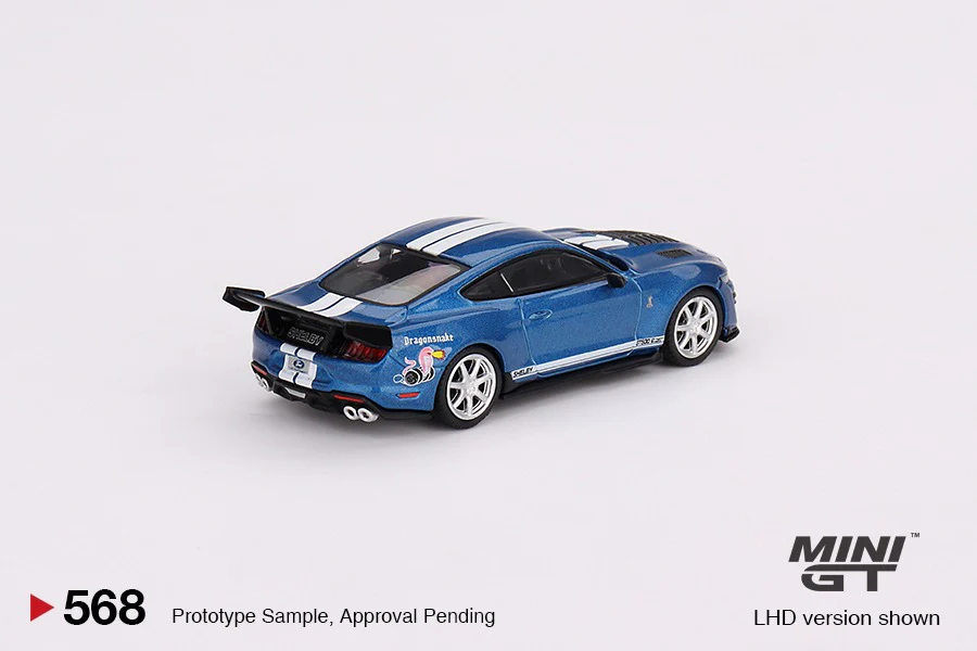 MINI GT 1/64 Shelby GT500 Dragon Snake Concept Ford Performance Blue LHD MGT00568-L - Image 2