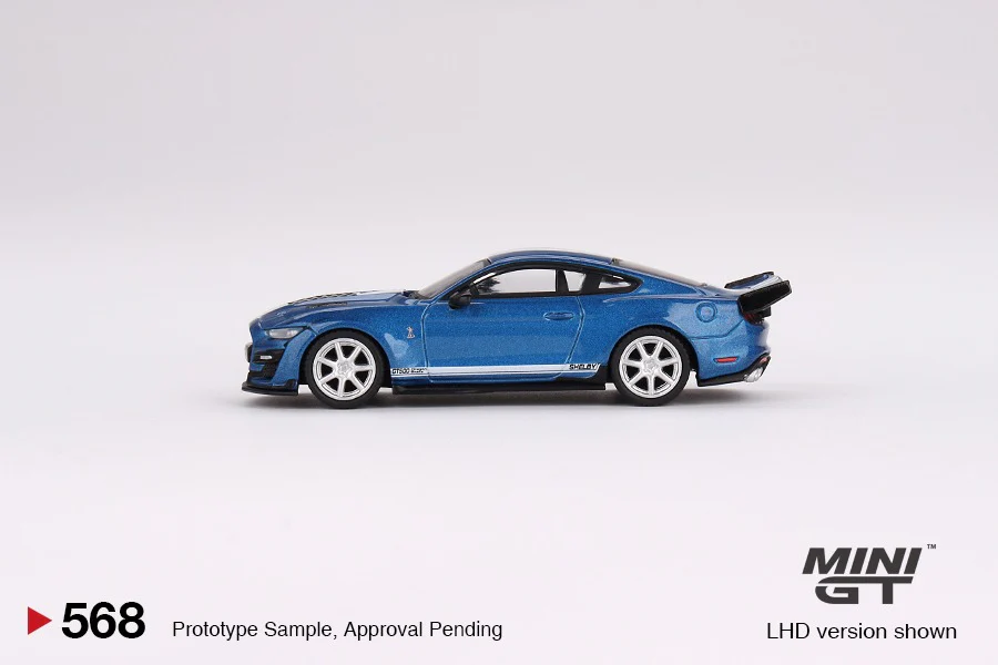 MINI GT 1/64 Shelby GT500 Dragon Snake Concept Ford Performance Blue LHD MGT00568-L - Image 3