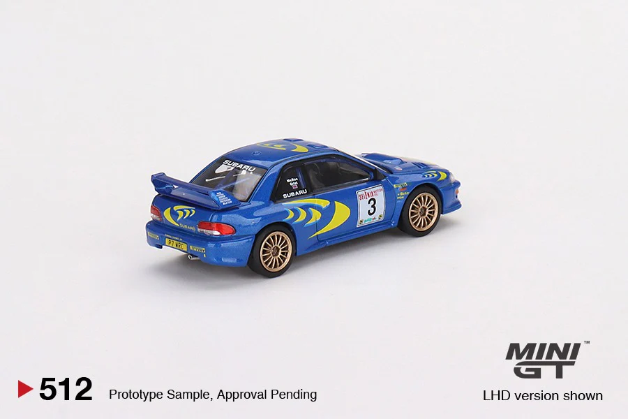 MINI GT 1/64 Subaru Impreza WRC97 1997 Rally Sanremo Winner #3 LHD MGT00512-L - Image 2