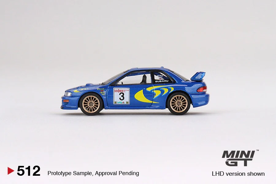 MINI GT 1/64 Subaru Impreza WRC97 1997 Rally Sanremo Winner #3 LHD MGT00512-L - Image 3