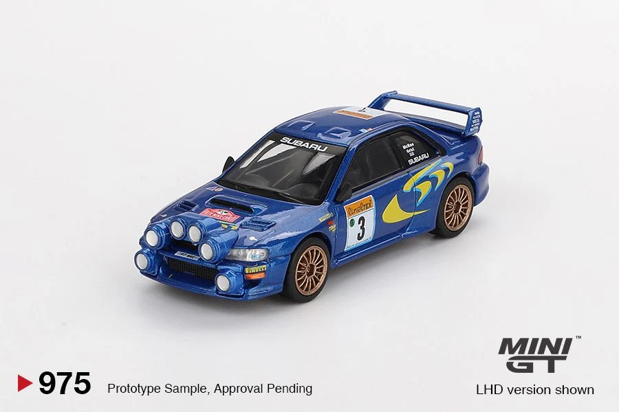 MINI GT 1/64 Subaru Impreza WRC98 1998 Rally Monte-Carlo 3rd Place #3 MGT00975 - Image 2