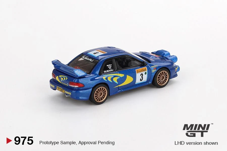 MINI GT 1/64 Subaru Impreza WRC98 1998 Rally Monte-Carlo 3rd Place #3 MGT00975 - Image 3