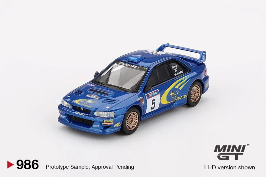 MINI GT 1/64 Subaru Impreza WRC99 – #5 Richard Burns / Robert Reid – Winner, 1999 Rally Australia – Australia Exclusive MGT00986-BL - Image 2