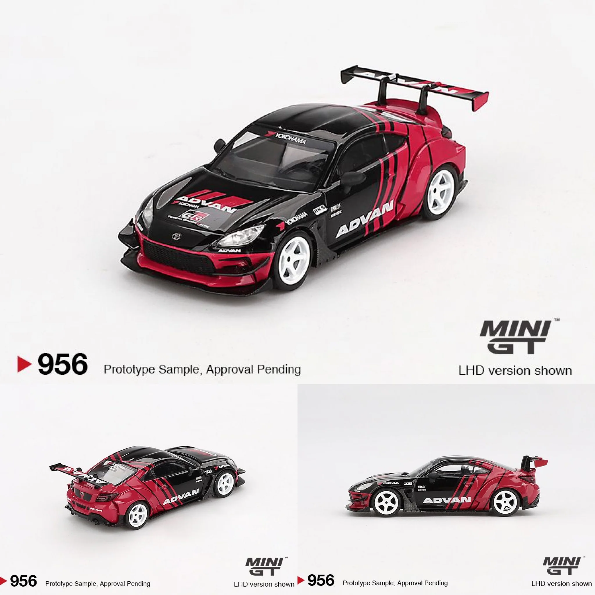 MINI GT 1/64 Toyota GR86 HKS TYPE R ADVAN 2022 Tokyo Auto Salon MGT00956-R