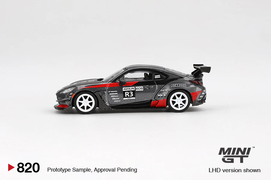 MINI GT 1/64 Toyota GR86  Larry Chen's HKS Turbocharged GR86 MGT00820-L - Image 3