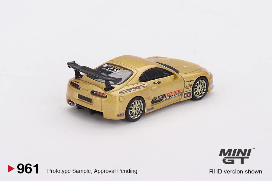MINI GT 1/64 Toyota Supra (A80) Top Secret GT-300 Top Secret Gold MGT00961-R - Image 3