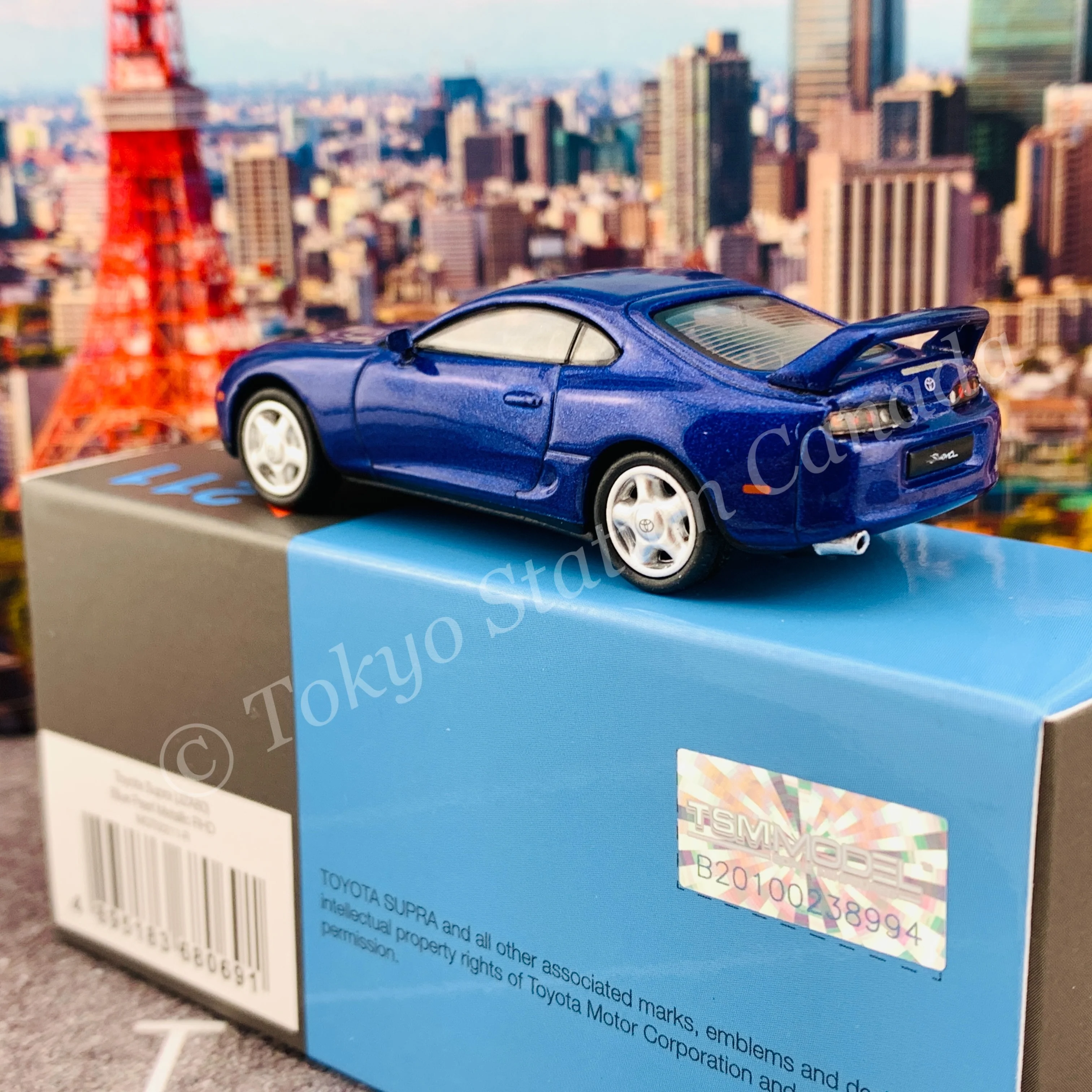 MINI GT 1/64 Toyota Supra  Blue Pearl Metallic RHD MGT00211-R - Image 5
