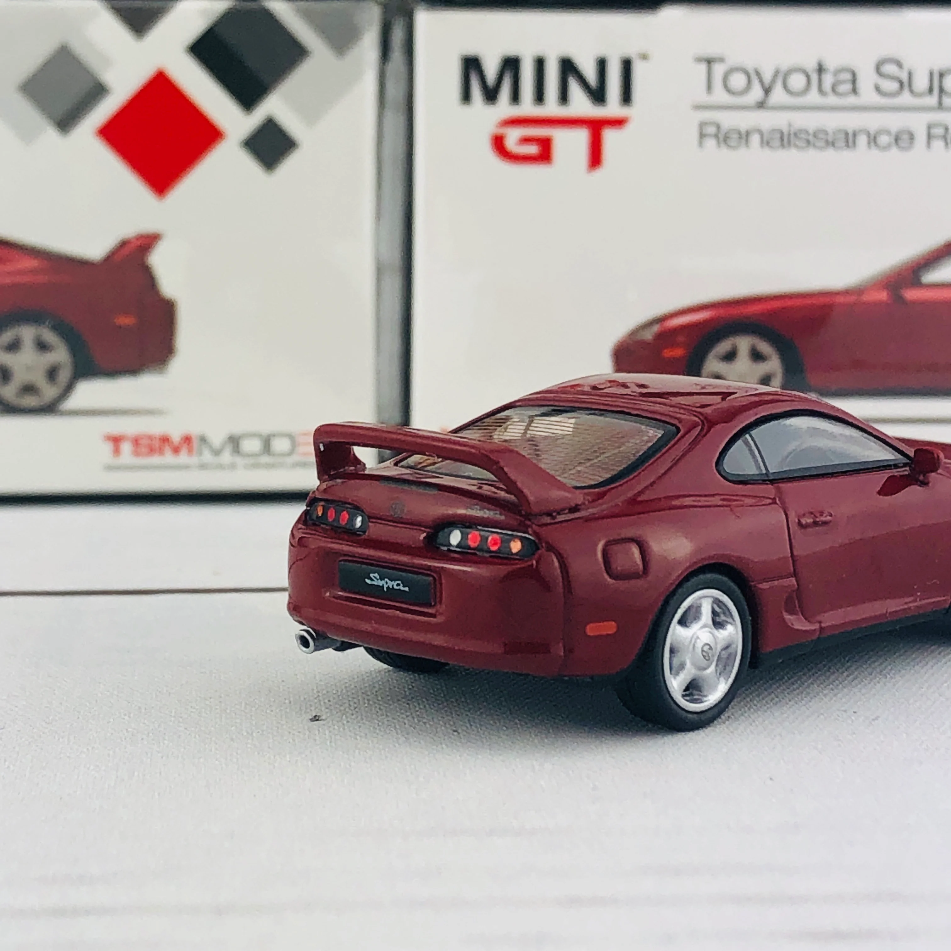 MINI GT 1/64 Toyota Supra (JZA80) Renaissance Red RHD MGT00046-R - Image 5