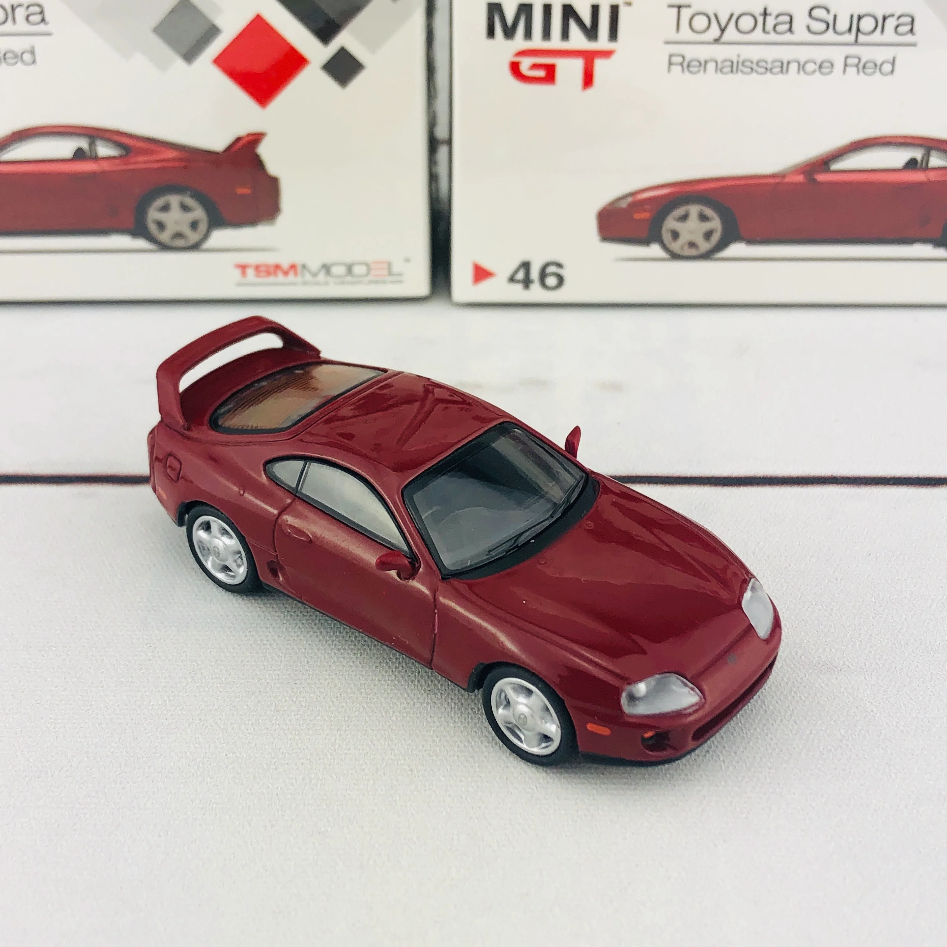 MINI GT 1/64 Toyota Supra (JZA80) Renaissance Red RHD MGT00046-R - Image 6