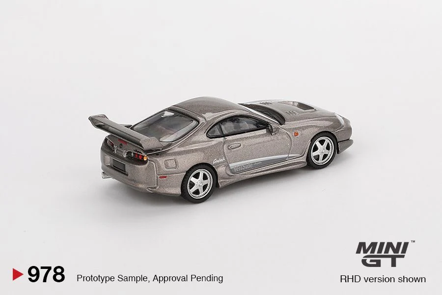 MINI GT 1/64 Toyota Supra VeilSide Combat V-II Combat Grey MGT00978 - Image 3