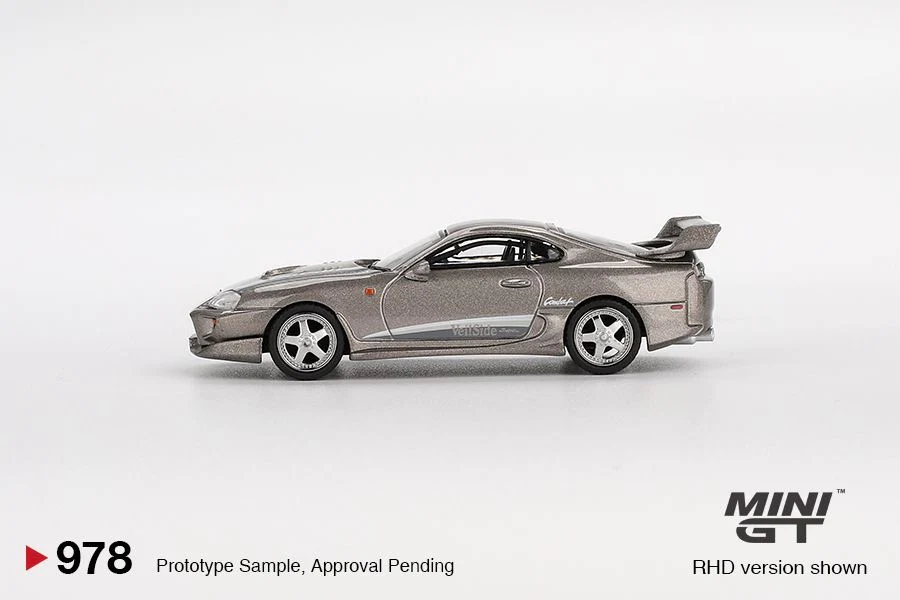 MINI GT 1/64 Toyota Supra VeilSide Combat V-II Combat Grey MGT00978 - Image 4