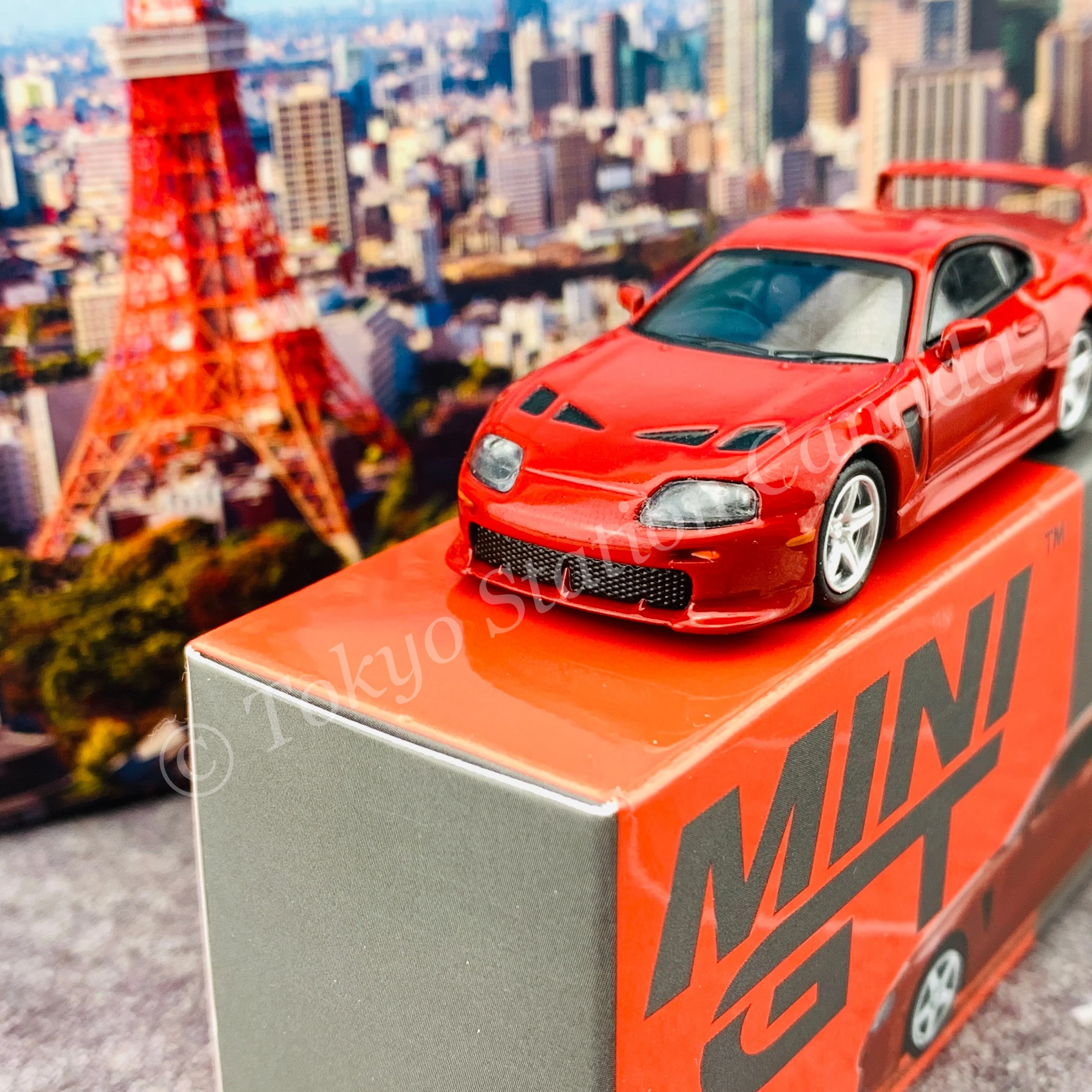 MINI GT 1/64 Toyota TRD 3000GT Renaissance Red RHD MGT00231-R - Image 2