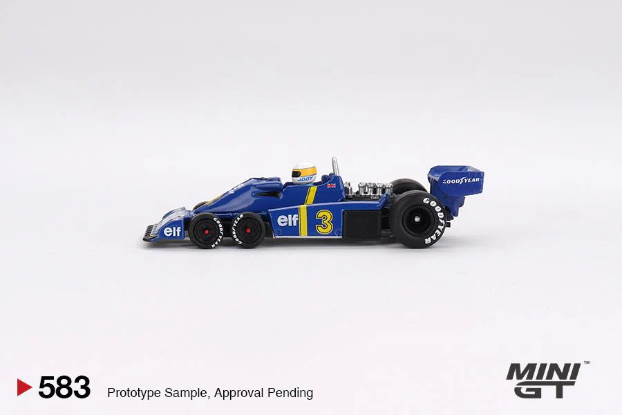 MINI GT 1/64 Tyrrell P34 #3 Jody Scheckter 1976 Swedish GP Winner MGT00583-L - Image 2