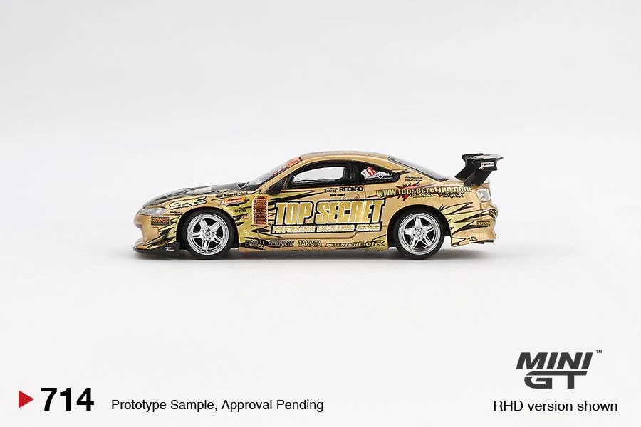 MINI GT 1/64 Nissan Silvia (S15) Top Secret D1GP MGT00714-BL Blister Pack - Image 3