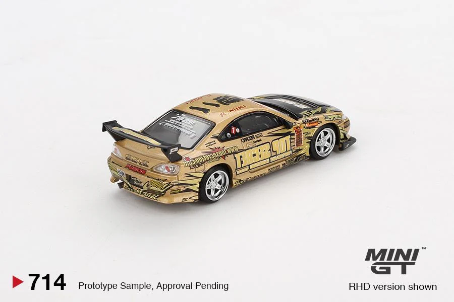 MINI GT 1/64 Nissan Silvia (S15) Top Secret D1GP MGT00714-BL Blister Pack - Image 4