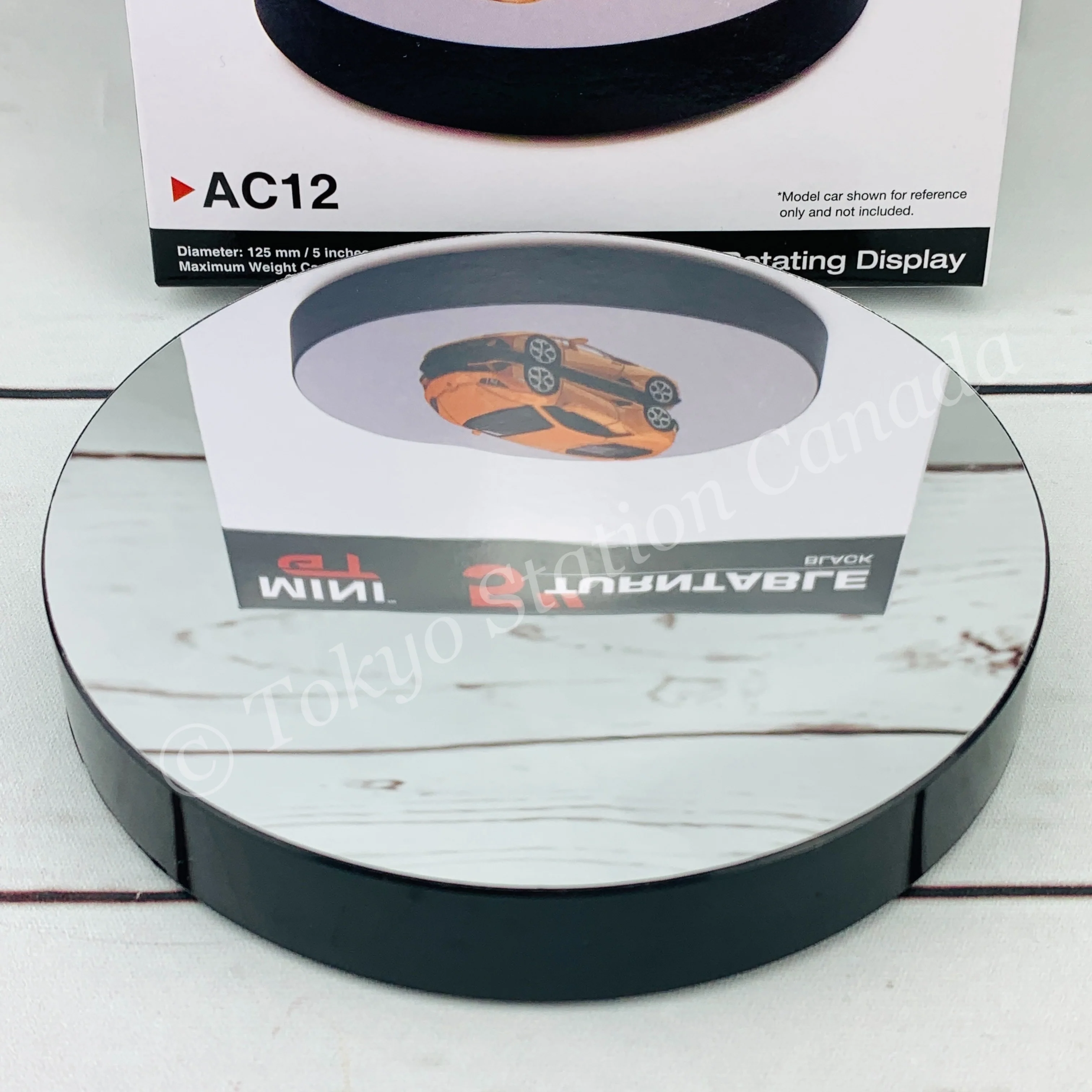 MINI GT 5" Display Turntable Black- Mirror Surface  MGTAC12 - Image 2