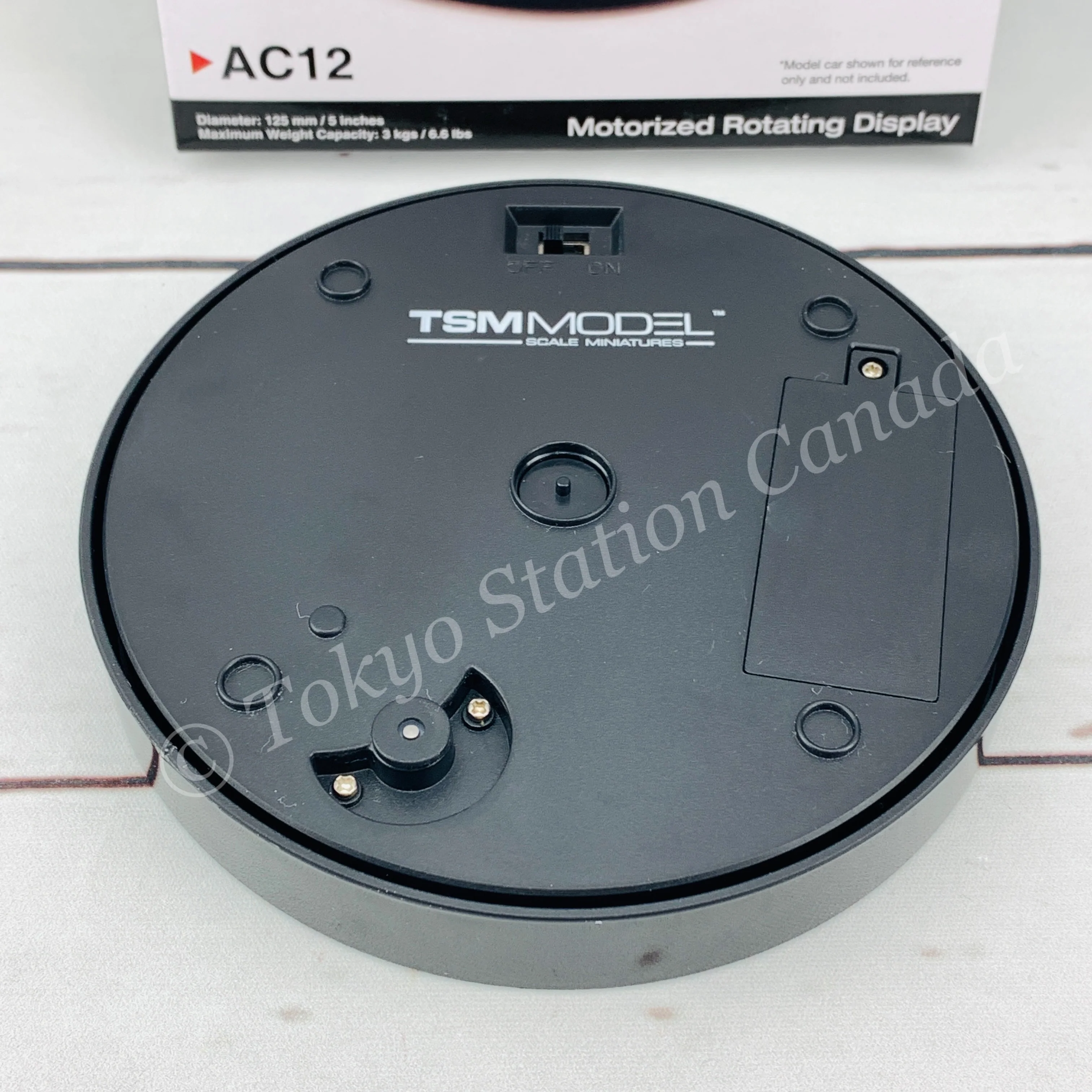 MINI GT 5" Display Turntable Black- Mirror Surface  MGTAC12 - Image 3