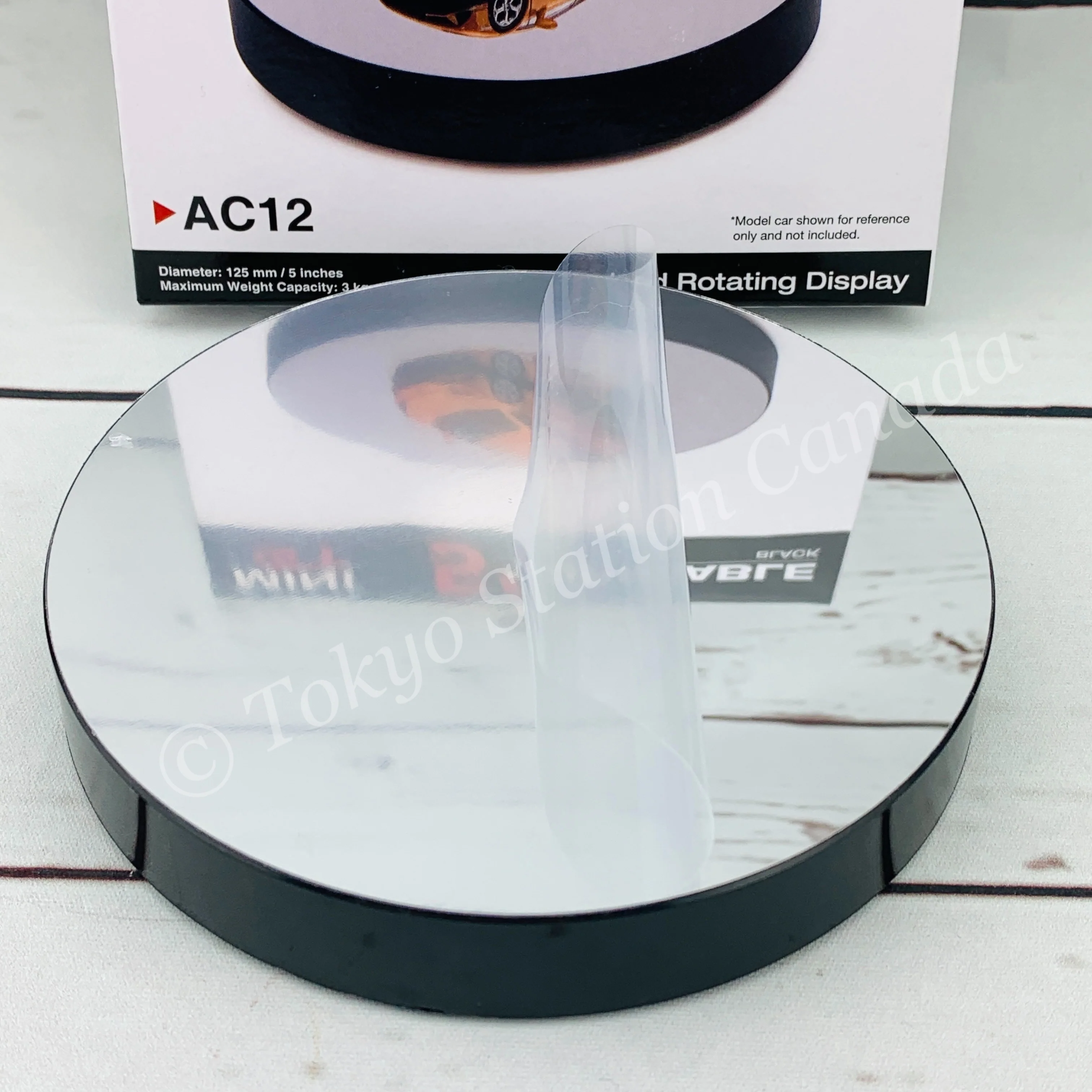 MINI GT 5" Display Turntable Black- Mirror Surface  MGTAC12 - Image 4