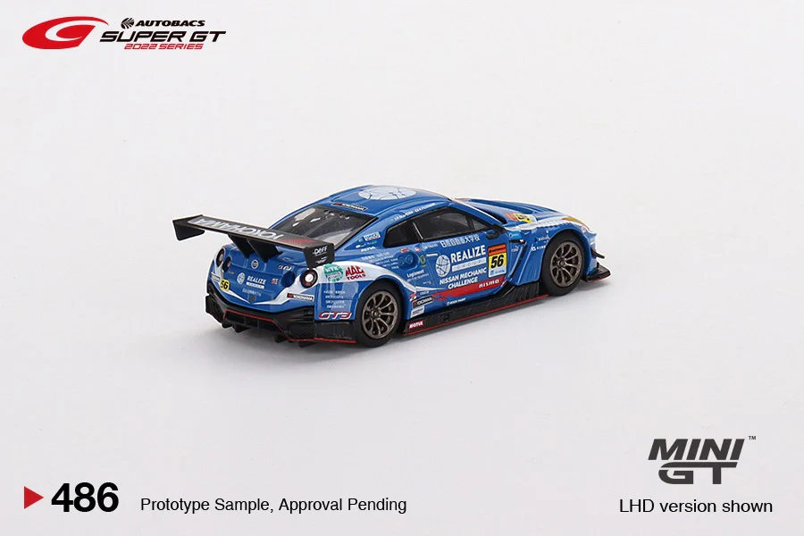 MINI GT Japan Exclusive 1/64 Nissan GT-R NISMO GT3 #56 KONDO RACING 2022 Super GT Series MGT00486-L - Image 2