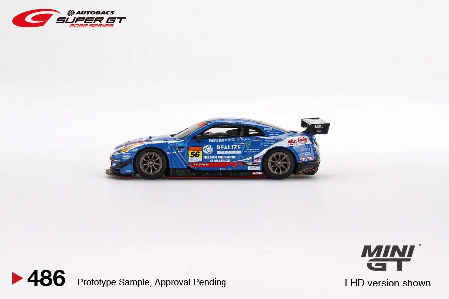 MINI GT Japan Exclusive 1/64 Nissan GT-R NISMO GT3 #56 KONDO RACING 2022 Super GT Series MGT00486-L - Image 3