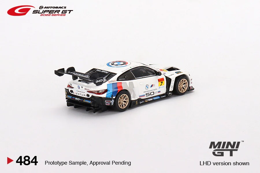 MINI GT Japan Exclusive 1/64 BMW M4 GT3 #7 BMW Team Studie x CSL 2022 Super GT Series MGT00484-L - Image 2
