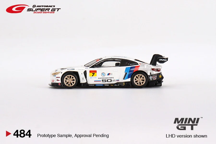 MINI GT Japan Exclusive 1/64 BMW M4 GT3 #7 BMW Team Studie x CSL 2022 Super GT Series MGT00484-L - Image 3